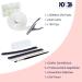 ND24 Naildesign Geln gel Starter Set Premium | Complete Gel Nail Kit with LED Lamp French & Pick-Up Gels Accessories & Funky Glitter - Made in Germany - Buy Online on SooperMarket.com