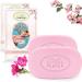 Bar Soap 2x100g CERISIERS EN FLEURS by Un Air d'Antan / Fragrance from South Of France: Cherry Blossom & Freesia/Organic Argan Oil/No Paraben/Moisturising Soap/Body Soap/Hand Soap/French Soap Cherry Blossom x2