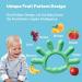 Buy Silicone Teething Bite Ring for Babies - 2-Pack | Toddler Teeth Relief | Perfect Shower Gifts - Green & Pink - Buy Online on SooperMarket.com