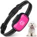 Bark Collar for Small Dogs Humane Anti Barking Dog Collars Adjustable 7 Sensitivity Levels with Beep and Vibration Modes Stop Barking Device Safe Barking Deterrents for Small and Medium Dogs Pink