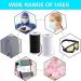 Coopay 200 Yards Length 1/4 Width Elastic Cord, 2 Rolls - 100 Yards/Roll, Heavy Stretch Elastic Spool Knit for Sewing, Black and White 1/4 Inch - Buy Online on SooperMarket.com