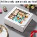 RomanticBaking 24 Pack Bakery Boxes (Set of 24) - White Chocolate Covered Strawberries & Cookies Boxes (7x7x2.5) - Buy Online on SooperMarket.com