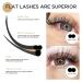 LASHVIEW Ellipse Flat Eyelash Extensions 0.15mm C Curl Mixed Tray 8-15mm - Mink Black Individual Lashes for Professional Salon Use - Buy Online on SooperMarket.com