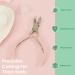 Malva Belle Ingrown Toe Nail Clippers for Thick Nails - Double Spring Tool with Safety Tip Cover - Comfort Grip Handles - Pink - Buy Online on SooperMarket.com