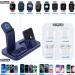 3-in-1 Charging Station for Apple Products with Removable Stand - Blue - Buy Online on SooperMarket.com