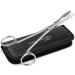 Ear sink dog ears plug-in hair pliers dogs animal hair-remover hair tongs stainless steel stainless steel with internal toothing without lock in professional quality (16 cm)