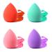 LYFONDYI Multi-colored Teardrop Beauty Makeup Sponge Set - 4 Pack of Makeup Blenders for Foundation, Powder, and Liquid - Face Blending Kit - Buy Online on SooperMarket.com