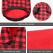 MTLIEPTE Red Plaid Dog Hoodie Sweater with Hat & Pocket XL - Pet Clothes - Buy Online on SooperMarket.com