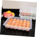 OSALADI 1pc box Container Egg Household Compartment Kitchen Preservation Holder Home Crisper Food -grid - Buy Online on SooperMarket.com