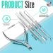 FANDAMEI 4 PCS Nail Care Kit - Stainless Steel Cuticle Nippers and Toenail Tools Set for Professional Manicure and Pedicure - Buy Online on SooperMarket.com