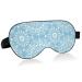 Haskirky Light Blocking Eye Mask Breathable and Adjustable Adult Men and Women Travel on Business Trips Yoga Meditation Light Smooth Comfortable Eye Mask Office Deep Sleep Goodies Medallion Floral