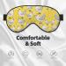 Yellow Chicken Soft Sleep Eye Mask | Breathable Eye Patch for Women | Ideal for Travel & Relaxation - Buy Online on SooperMarket.com