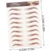 BELLIFFY 8pcs Imitation Eco Eyebrow Sticker False Eyebrows Hair-like Eyebrows Stickers Fake Transfer Stickers - Buy Online on SooperMarket.com