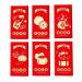 6 Pieces Chinese New Year Red Envelopes Lucky Money Envelope 2024 Dragon Hongbao Hong Bao for Spring Festival Birthday C Style C