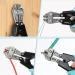 SHALL Mini Bolt Cutter 210mm/8-inch Heavy Duty Wire Cutter Two-Color Ergonomic Handle Security Lock More Efficient Leverage & Adjustable Opening Belt Bag Included - Buy Online on SooperMarket.com