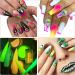 Duufin 54 Colors Nail Powder - Luminous Glitter Halo Pigment for Nail Art, Body & Craft - Buy Online on SooperMarket.com