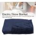 Electrically Heated Ceiling Blanket | Soft Flannel 5V 2A | Warm Electric Blanket for Home & Office | Cozy Relaxing Sleep - Blue - Buy Online on SooperMarket.com
