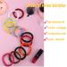 AXEN 8PCS Elastic Hair Ties for Women Girls - Soft Cotton Bands for Thick and Curly Hair - Mixed Colors - Buy Online on SooperMarket.com