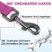 Demigreat Long Dog Leash - 1.5m/3m/5m Robust Training Line with Padded Handle for Small to Large Dogs - Violet 16.5ft - Buy Online on SooperMarket.com