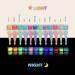 Rhea Arcas Glow in The Dark Powder - 12 Pack Luminous Mica Pigment for Epoxy Resin, Nail Polish, Acrylic Paint, DIY Crafts & Theme Parties - Fluorescent Dye for Art Projects - Neon Colors - Buy Online on SooperMarket.com