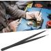 Premium Stainless Steel Antistatic Tweezers for Precision Work - Acid-Resistant Comfortable Handle for PCB & Microelectronics - Buy Online on SooperMarket.com