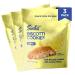 Sinless Snacks Biscotti Cookies - Keto Cookies for Kids & Adults - No Sugar Added Low Carb Cookies - Soft & Chewy Keto Cookie - Low Sugar Cookies - Low Carb Snacks on the Go - Lemon Flavor - 3 Ct