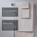 LUXOME Plush Performance Oversized Bath Sheet Set | 36 x 70 | Highly Absorbent - Oyster (Tan) | 2-Piece Set - Buy Online on SooperMarket.com