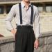 Adjustable Barley Direct H feG r Men s Braces - Elastic 4 Clip Braces for Work Pants Overalls & Jeans | International Shipping Available - Buy Online on SooperMarket.com