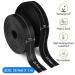 KRUI 1 Inch x 26 Feet Hook and Loop Strips Mounting Tape with Adhesive  Sticky Back Heavy Duty Strips Fastener Roll for Home Office School Organization  Crafting  Home Improvement Decorating 1 In x 26Ft Black - Buy Online on SooperMarket.com