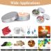 Veuwolm 30-Piece Aluminum Cocks Set - Travel Cream Boxes with 72 Round Stickers Empty Lip Balm Cans for Cosmetics 15ml Silver - Buy Online on SooperMarket.com