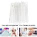 minkissy 120 Pcs Sticky Pen Nail Painting Pen Manicure Supply Rhinestone Painting Tool 5d Women Nail Art Tool Nail Picker Tool Crystal Picker Manicure Tools Take The Drill Gem Wax White - Buy Online on SooperMarket.com