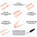 Precision Eyebrow Tweezers Set Pack of 6 - Rose Gold Tweezers Scissors Brush Kit for Women - Facial Hair Removal and Ingrown Hair - Includes Leather Case - Perfect Gift Item - Buy Online on SooperMarket.com