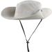 Mukeyo Womens Wide Brim Sun Hat | UV Protection, Foldable Ponytail Cap for Beach, Fishing, Hiking - Beige - Buy Online on SooperMarket.com