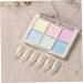 Chrome Nail Powder Shiny Nail Glitter Powder Nail Art Pigment Powder Set for DIY Nail Decor 6 Colors - Buy Online on SooperMarket.com