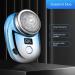 Mini Electric Shaver for Men - Compact Portable Design USB Charging Intelligent Digital Display - Gradient Blue - Buy Online on SooperMarket.com