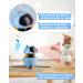 PETTOM Interactive Cat Toy 3-in-1 Automatic - 2023 Upgrade with Rotating Feather Tracks Ball - USB Rechargeable Kitten Toy for Indoor Cats - Blue - Buy Online on SooperMarket.com