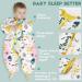ChicSky Baby Sleeping Bag with Legs 3.5 Tog | Winter Organic Cotton | 18-36 Months | Dinosaur Design - Buy Online on SooperMarket.com