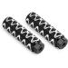 OUTLETNY 3/8 Aluminum Alloy Bike Pegs - Anti-Skid BMX Stunt Pegs, 26 Teeth, Black (2Pcs) - Buy Online on SooperMarket.com