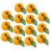 Alipis 50pcs orange cupboard desktop toys plastic teaching aids decorations Model Toy accessories mini Scene Photography Props decorate window False Orange Decor fake fruit