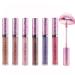 Liquid Glitter Lipstick Glitter Lip Gloss Set for Teens Women Girls Diamond Shimmer Metallic Lipstick Waterproof Long Lasting Colourful Lipgloss Set (6PCS) D#6PCS