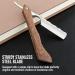 M&LD Cut Throat Razor Kit - Stainless Steel Single Edge Shaving Blades for Men - Ideal for Barber, Home & Salon Use - Straight Razor Gift for Men - Chocolatet159 - Buy Online on SooperMarket.com
