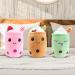 Guiffly Bubble Tea Plush Boba Toy Soft & Fluffy Cuddle Pillow for Kids and Adults - Buy Online on SooperMarket.com