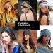 Boho Striped Wide Headbands 3Pcs Set - Elastic Knot Hair Wraps for Women and Girls - Buy Online on SooperMarket.com