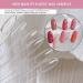 100 Clear Fake Nail Display Board | Nail Polish Swatches with Stickers - Buy Online on SooperMarket.com