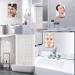 Original Anti-Fog Shower Mirror - Shatterproof Portable Travel Mirror with Hooks - Buy Online on SooperMarket.com
