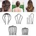 XCSJ 7 PCs Hair Split Cam Metal Hair Combs Split Cam Bridal Jewel Hairdress Hairdress Hairdress Hairdressing Hairdy Styling Beauty Tools Fashion Accessories for Girls Gifts for Friends