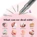 Portable Rechargeable Electric Nail File Kit | 12 Bits, 6 Speeds | Professional Nail Drill for Acrylic & Gel Nails | Dark Gray | Great Gift for Women - Buy Online on SooperMarket.com
