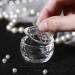 Crystal Clear Acrylic Liquid Powder Dappen Dish with Cap Lid - Small Size for Acrylic Nail Art - Transparent Glass Cup Bowl - HJ-NAPB017 (Pack of 1) - Buy Online on SooperMarket.com