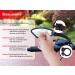 Pedal Heroes Foldable Bike Mirror with Cleaning Cloth & Bag | Stable Handlebar Rear Mirror for E-Bikes - Buy Online on SooperMarket.com