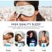 WELLDAY Farm Lamb Sheep Sleep Mask | Soft Comfort Eye Shade Cover for Men and Women | Adjustable Strap for Complete Blockout Light | Relax and Improve Sleep Quality - Buy Online on SooperMarket.com